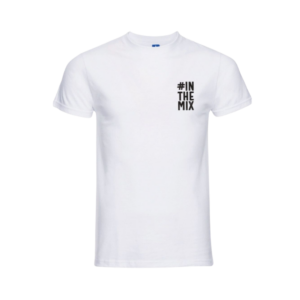 T-shirt "InTheMix" manica corta bianca