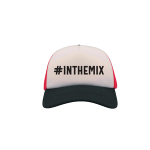 Cappello baseball "InTheMix" bianco/rosso/nero