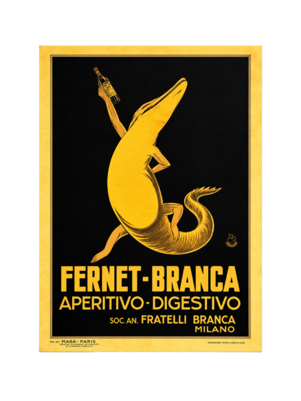 Tela Vintage Fernet-Branca – Coccodrillo MAGA