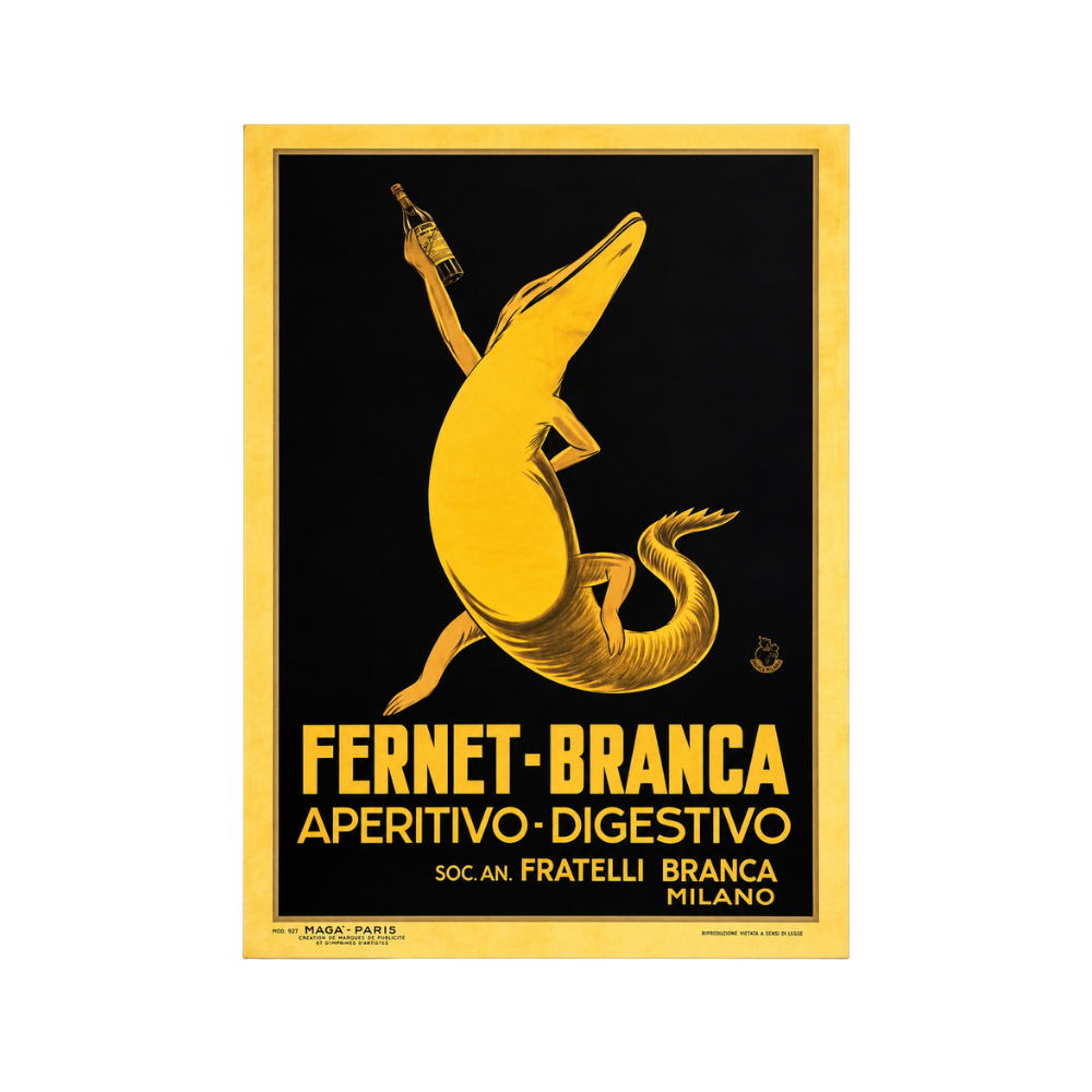 Tela Vintage Fernet-Branca – Coccodrillo MAGA