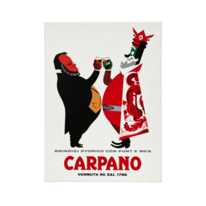 Tela Vintage Carpano – “Brindisi Storico con Punt e Mes”