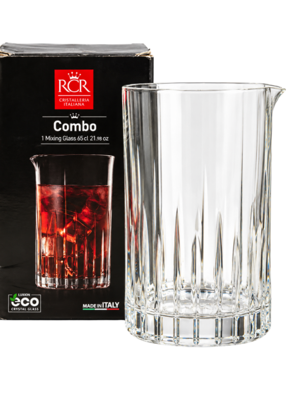 Mixing Glass RCR Combo 65 cl in Cristallo Luxion